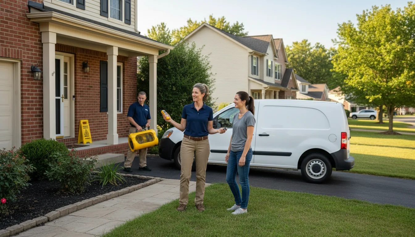 Water restoration image for Home Water Damage Repair in Bryant, AR